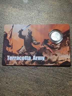 2026 Liberia Terracotta Army 1/500 oz 999 Platinum Coin in Card COA